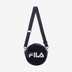 Fila Linear Logo Pu Tambourine - Miesten Olkalaukku - Mustat | FI-53026